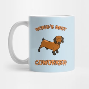 Dachshund World's Best Coworker WFH Mug